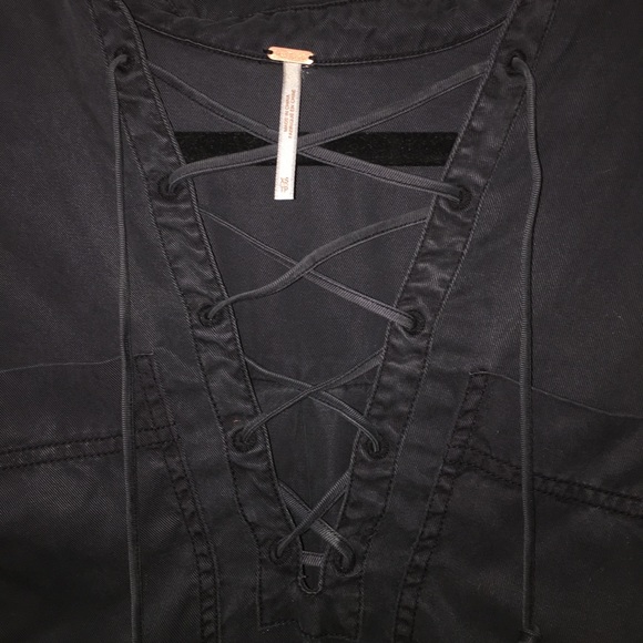 Free People Under Your Spell Lace Up Top - Picture 4 of 8